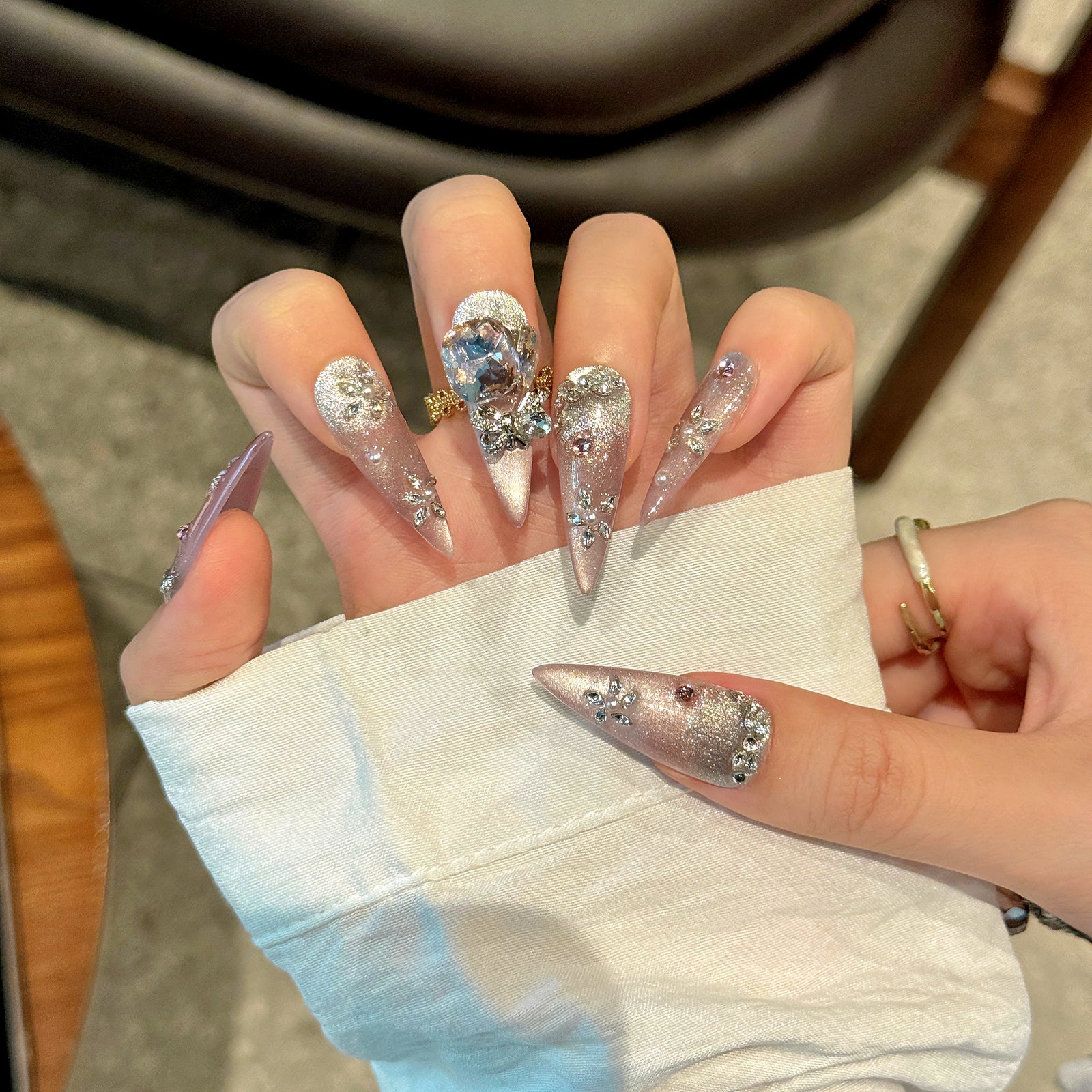 Peach Glitz