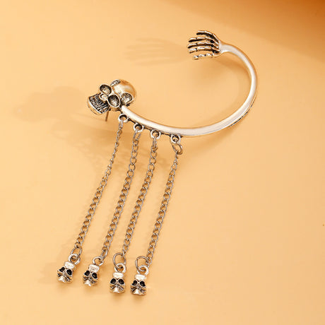 Shadow Skull Stud Earrings