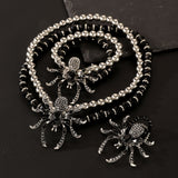 Spider Veil Earrings, Bracelet & Necklace