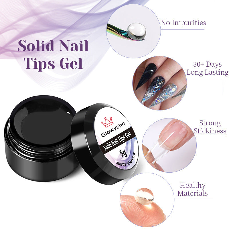 Solid Nail Gel Glue For Nail Tips And Press On Nails Nail Glue